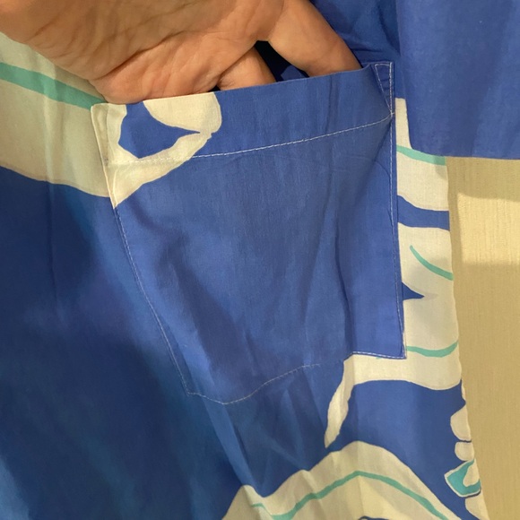 Gorgeous Natori Tunic Top Tropical Vacation 100% Cotton Size Small - Picture 5 of 8